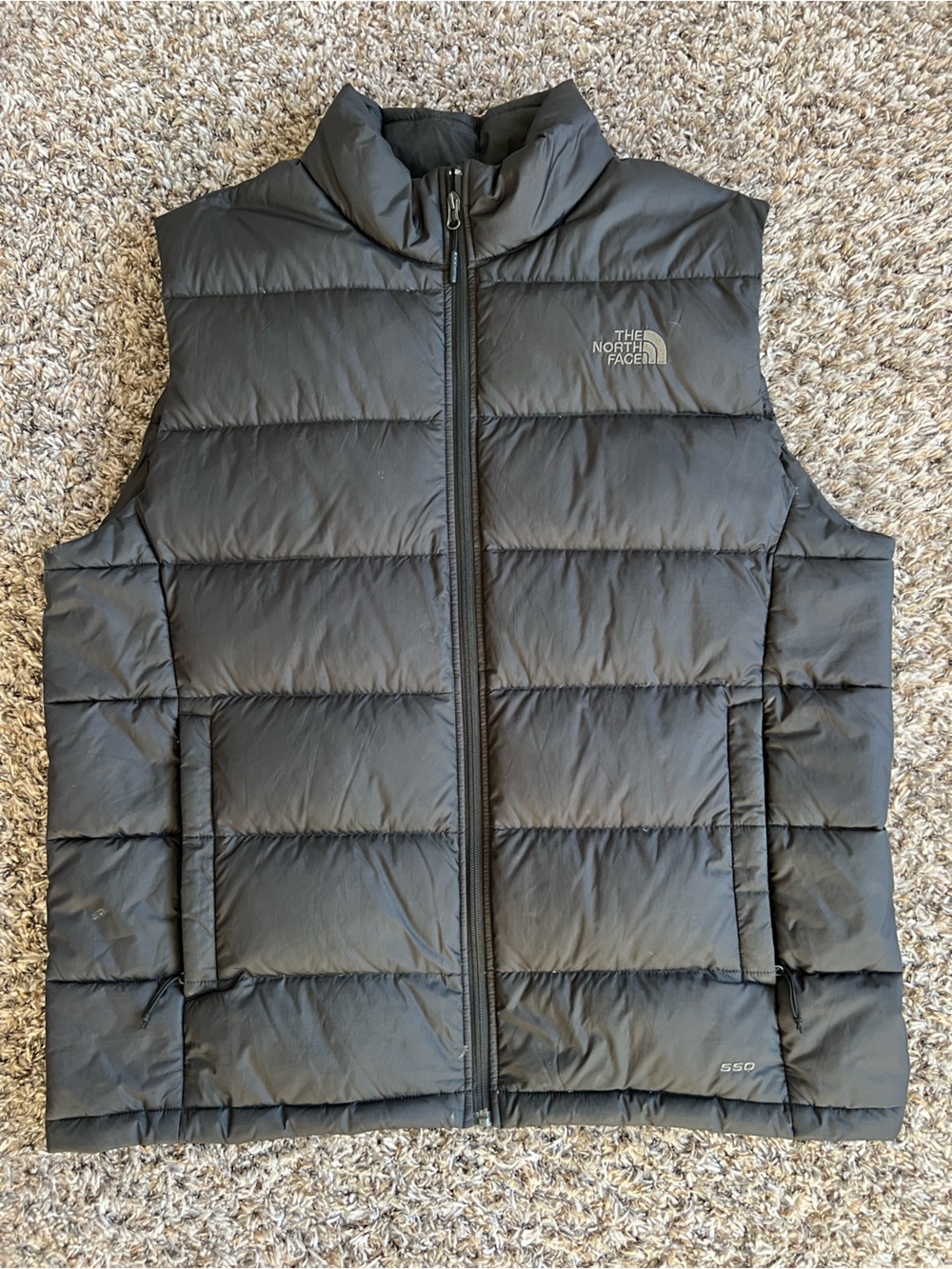 The North Face Black Quilted Down Vest